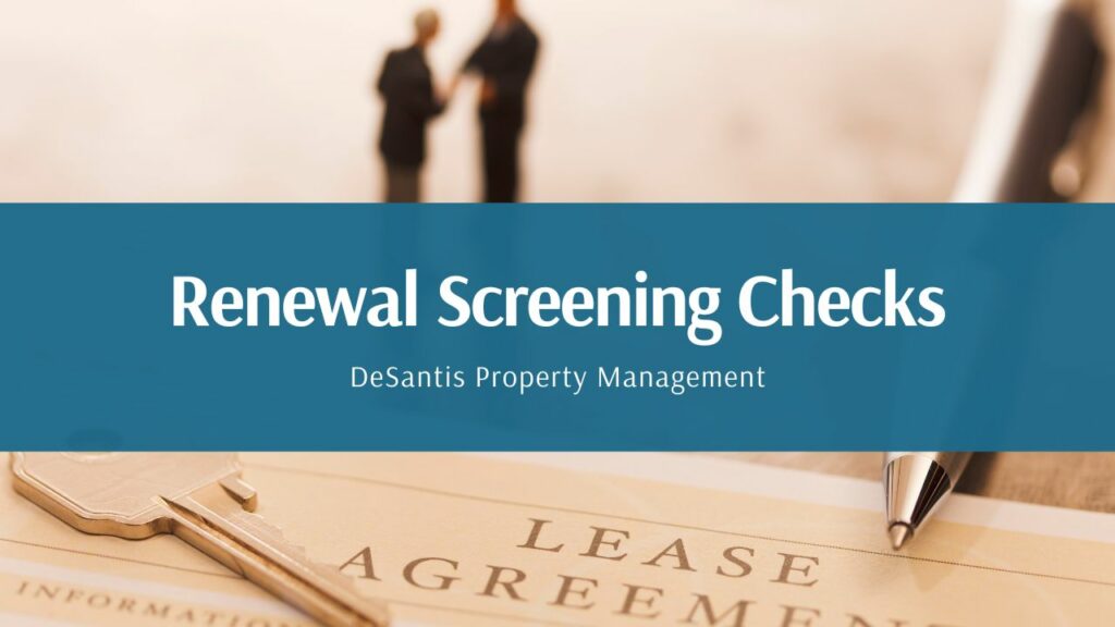 Renewal Screening Checks
